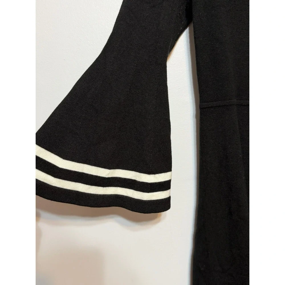 Vintage Retro Mod Sweater Dress Women Size Medium Classic French Girl Preppy‎